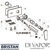 Bristan Claret Wall Mounted Bath Filler Spares